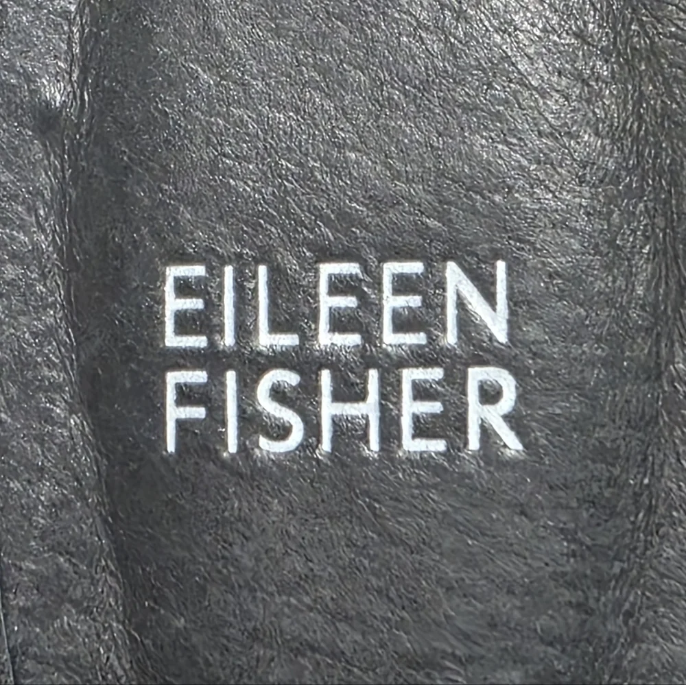 EILEEN FISHER  HAVEN TUMBLED NUBUCK SLIDE SZ 7 - Picture 8 of 9